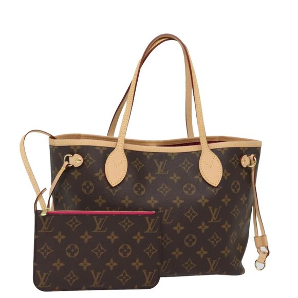 LOUIS VUITTON Monogram Neverfull PM Tote Bag M40155 LV Auth 79260AV - Picture 1 of 16